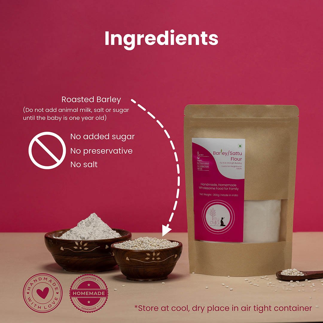 How to use Dvija Barley/Sattu Flour (Best For Babies/Kids/Weightloss) - 200gm - Image 1