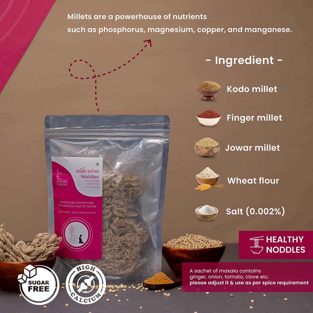 Multi Millests Noddles-(1) copy Dvija Multi Millet Noodles (Natural) - Image 1
